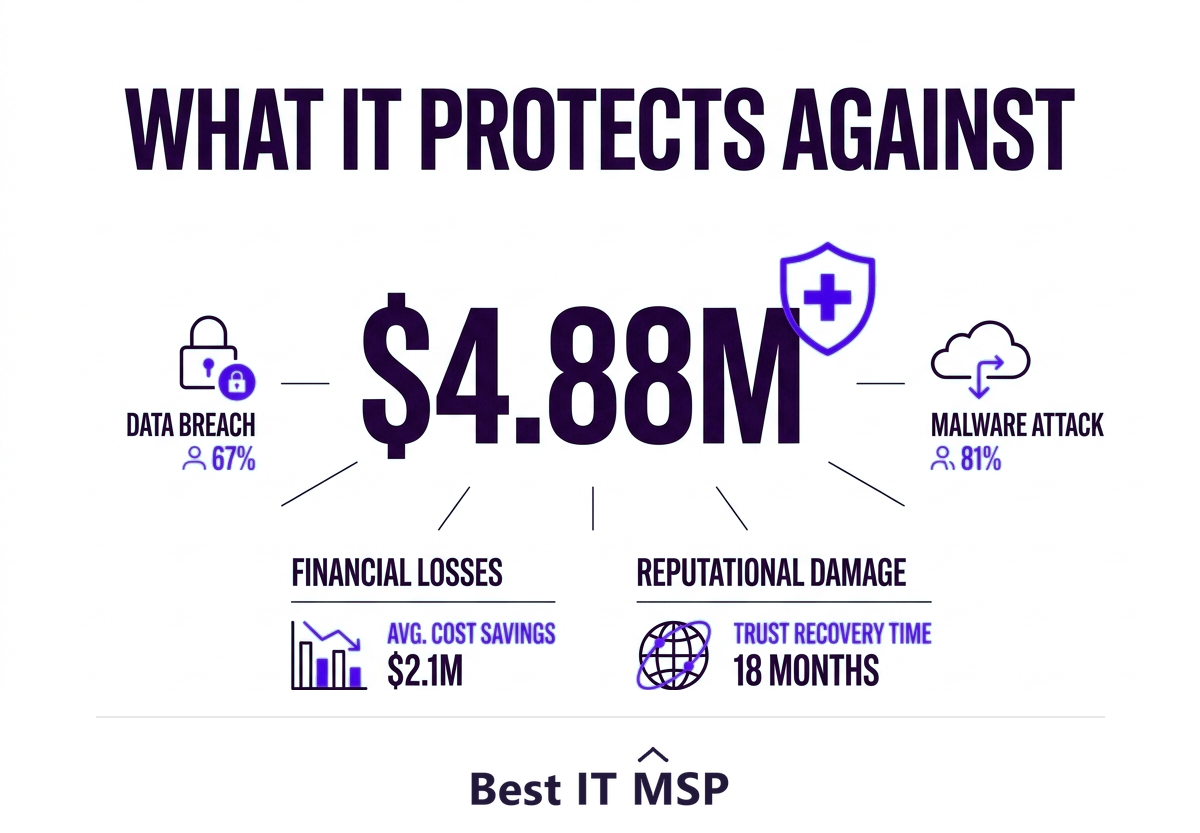 The average data breach cost 4.88 million dollars in 2024