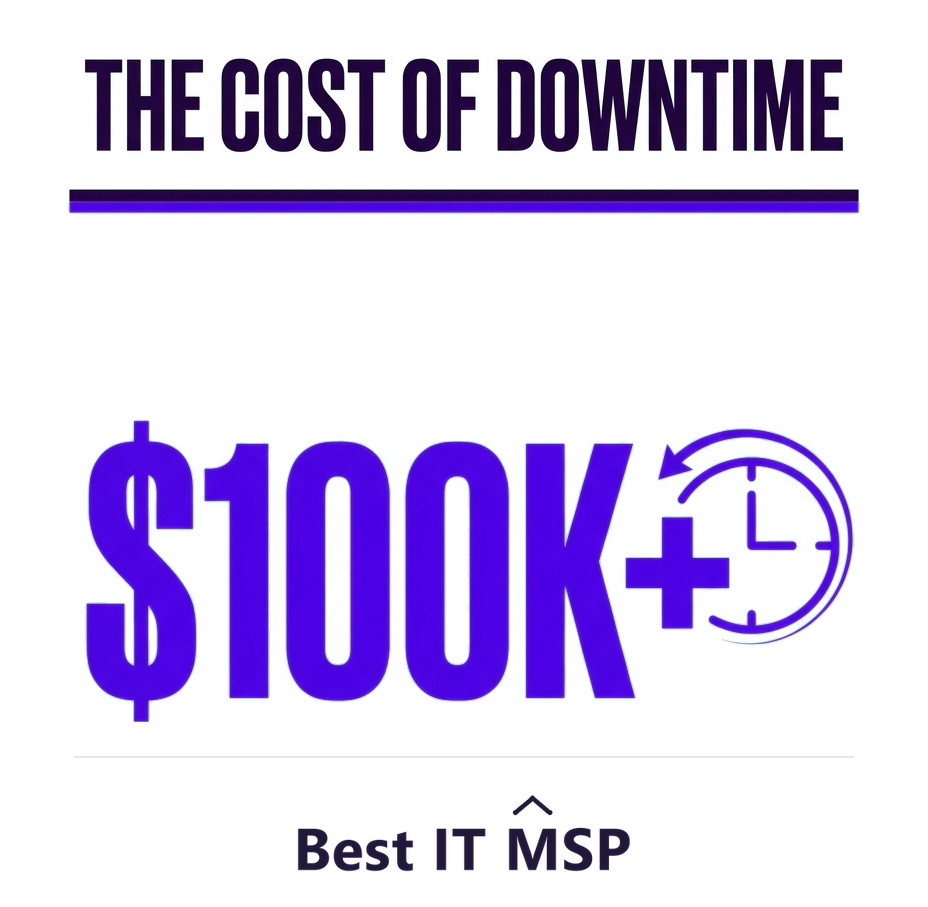 An hour of downtime costs most organizations more than 100,000 dollars