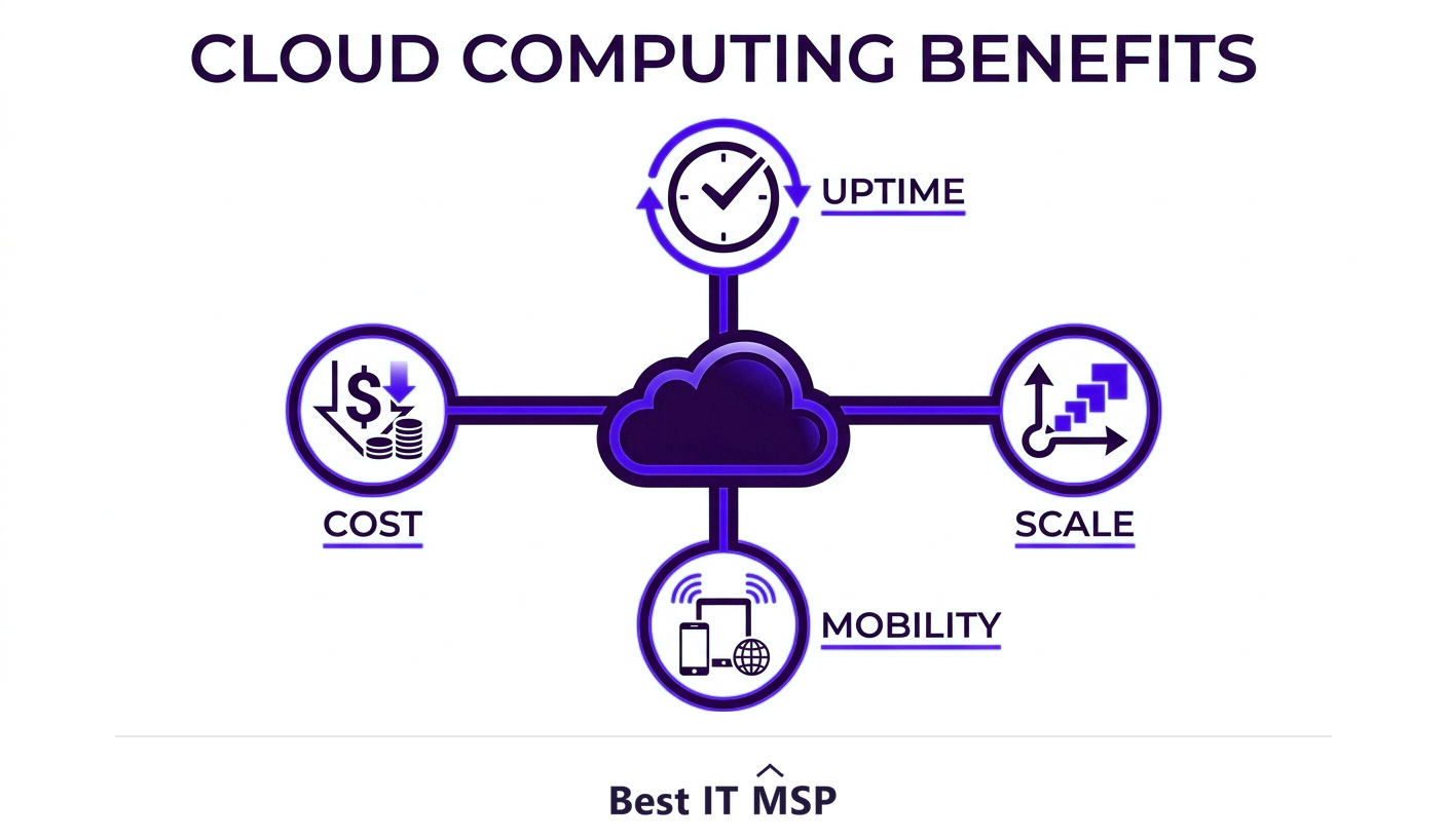 The core benefits of cloud computing for business