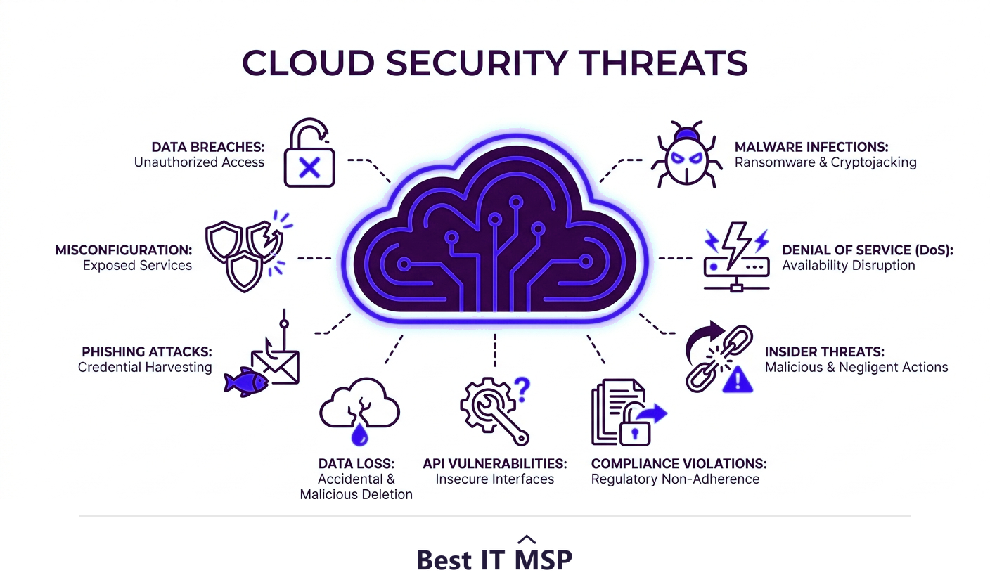 The top cloud security threats businesses face