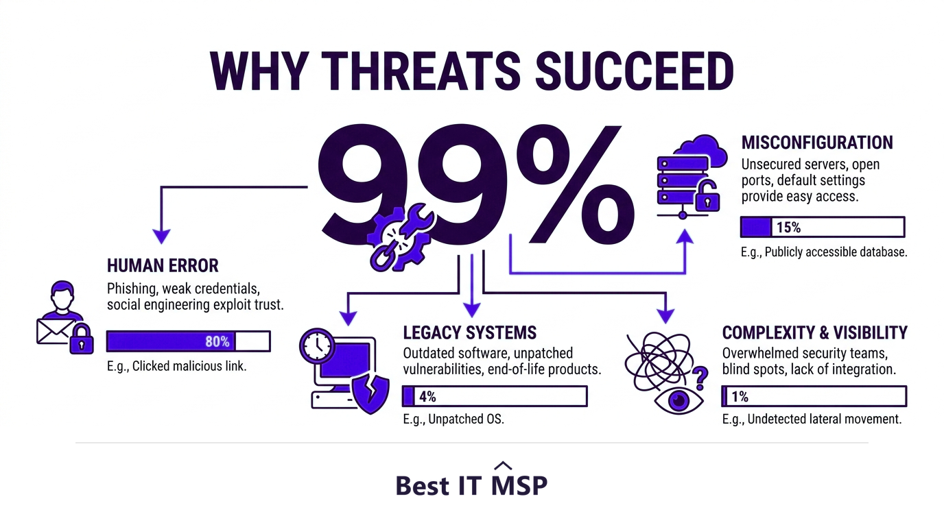 99 percent of cloud security failures are the customer's fault, usually misconfiguration