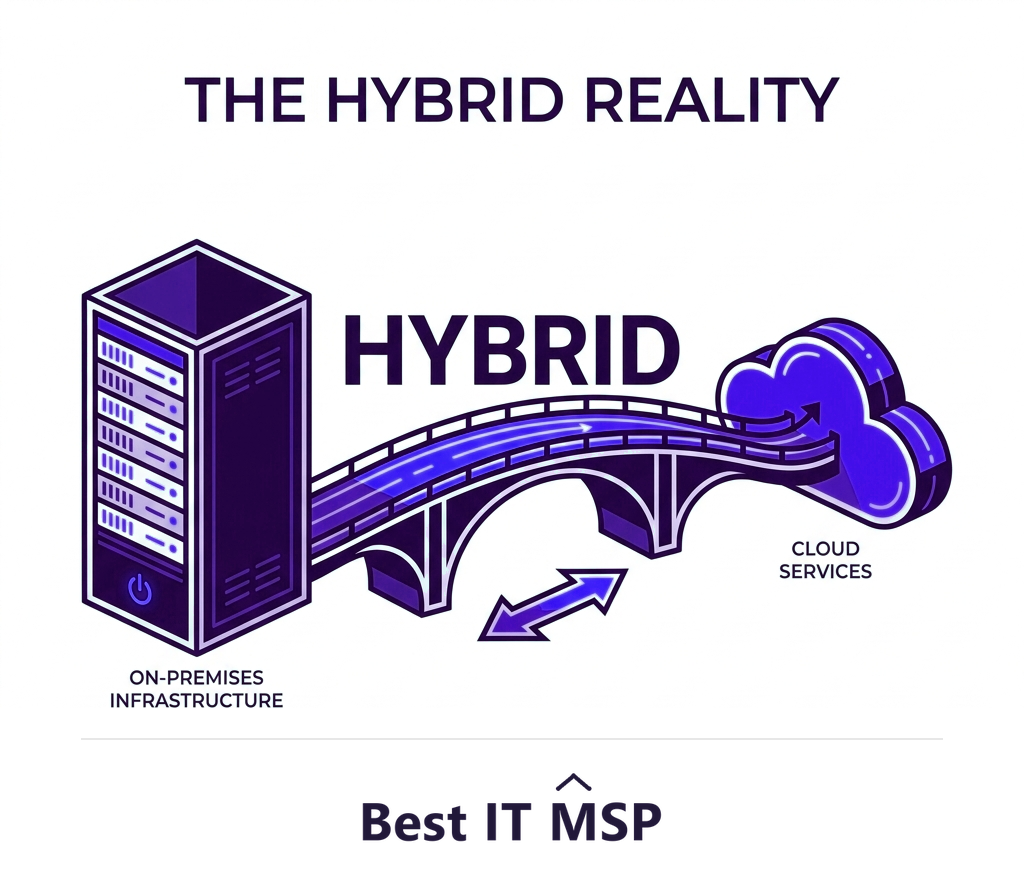 Many businesses run a hybrid of colocation and cloud