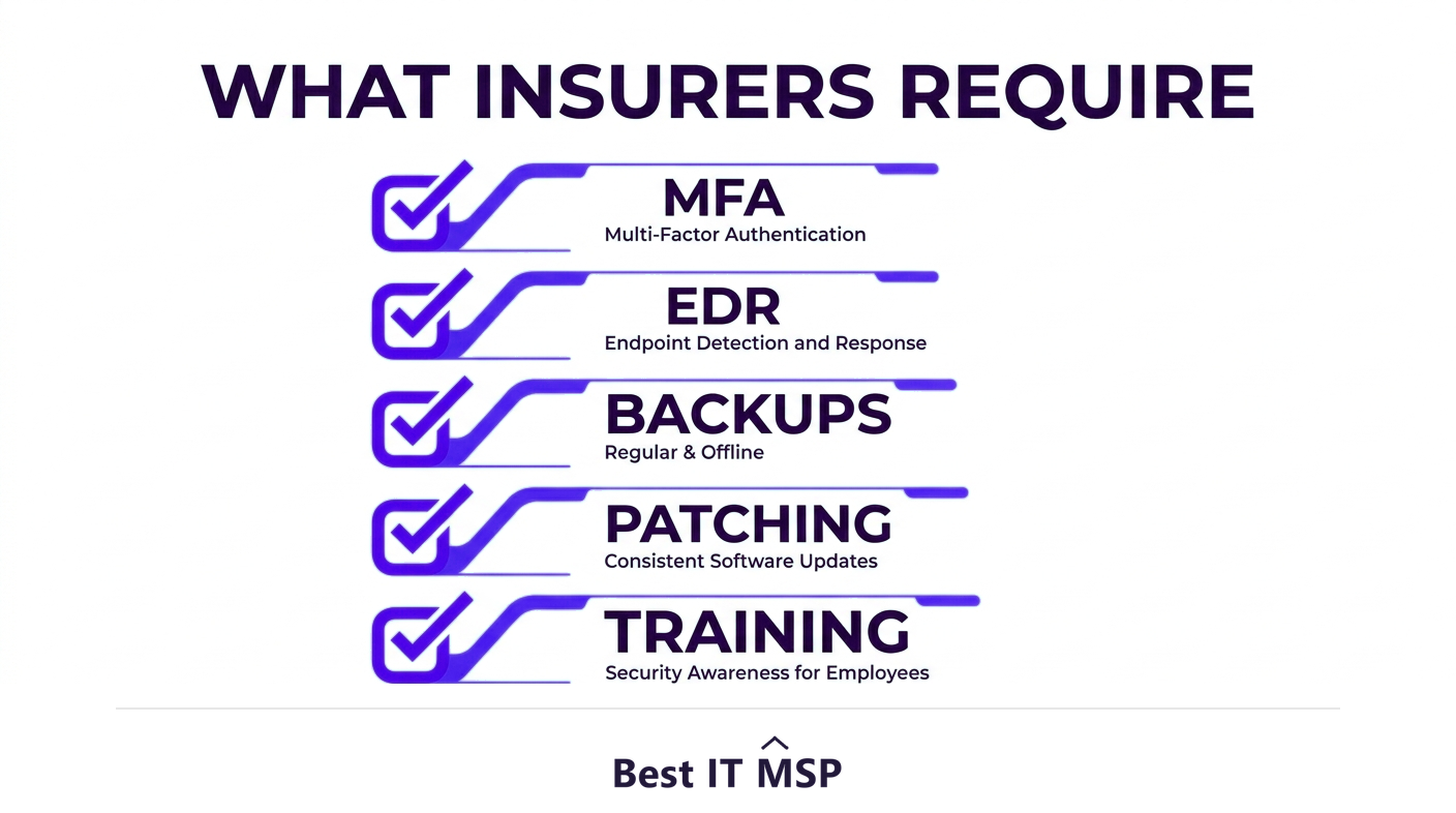 Security controls insurers require