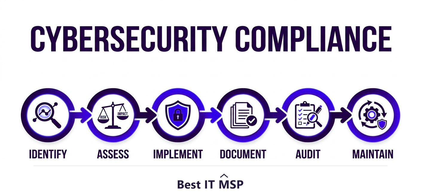The cybersecurity compliance process for SMBs
