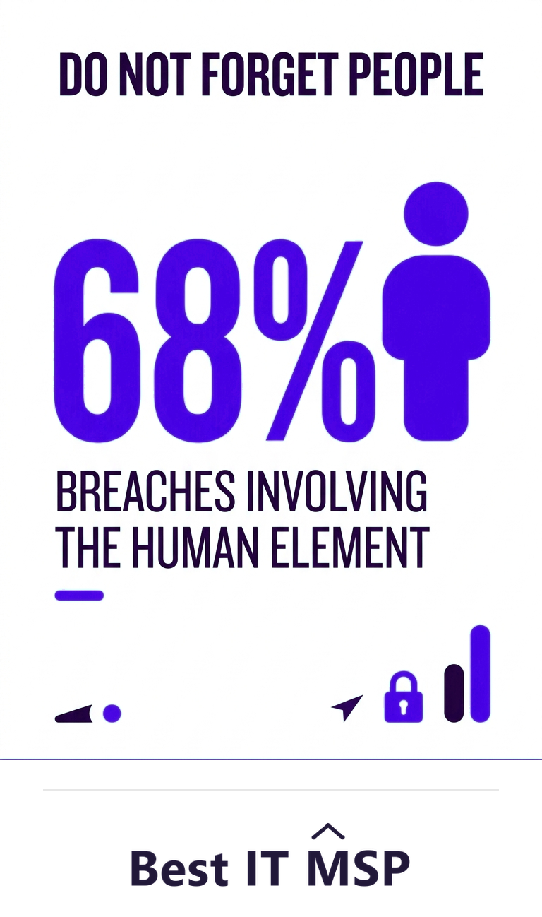 The human element was involved in 68 percent of breaches