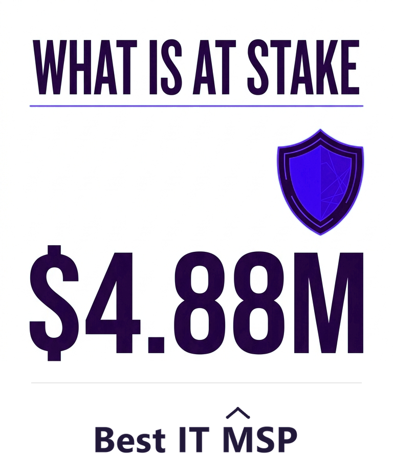 The average data breach cost 4.88 million dollars in 2024
