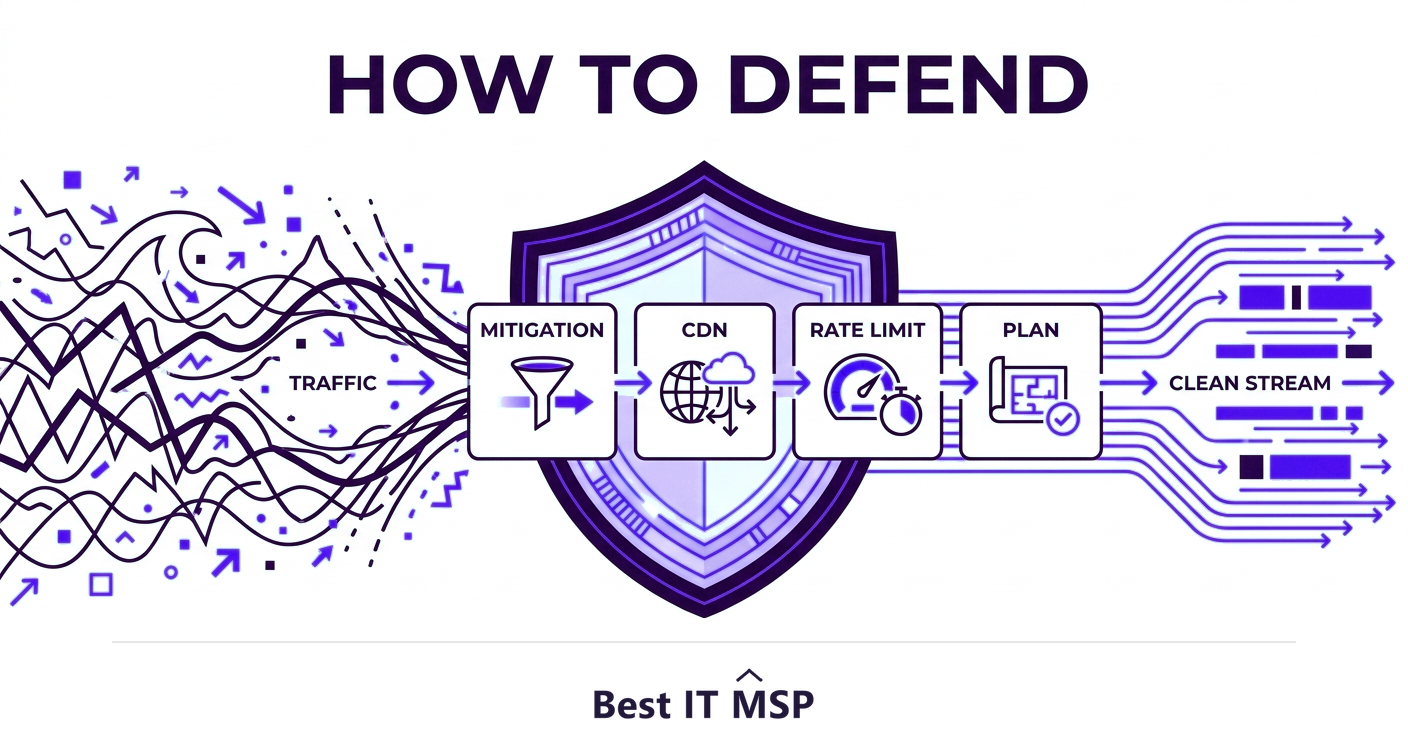 How to defend against DDoS attacks