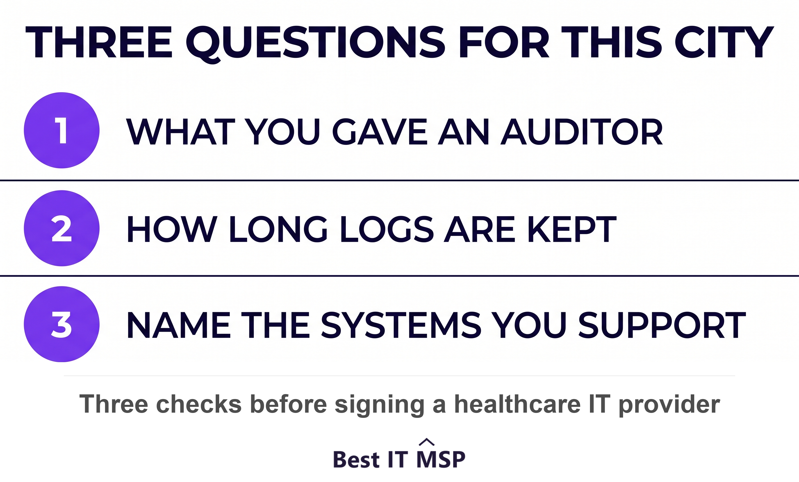 Three questions to ask a Philadelphia healthcare IT provider