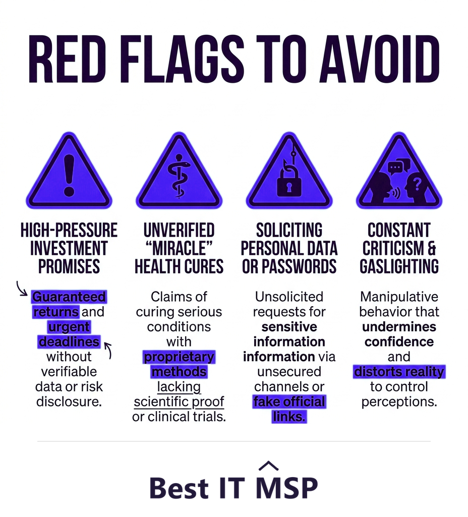 Red flags when choosing a managed service provider