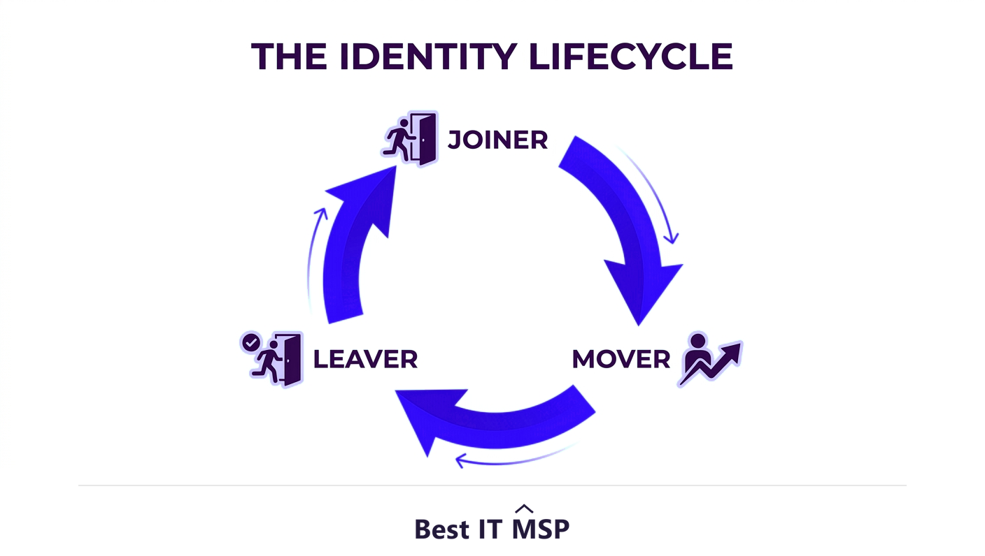 The identity lifecycle: joiners, movers, leavers
