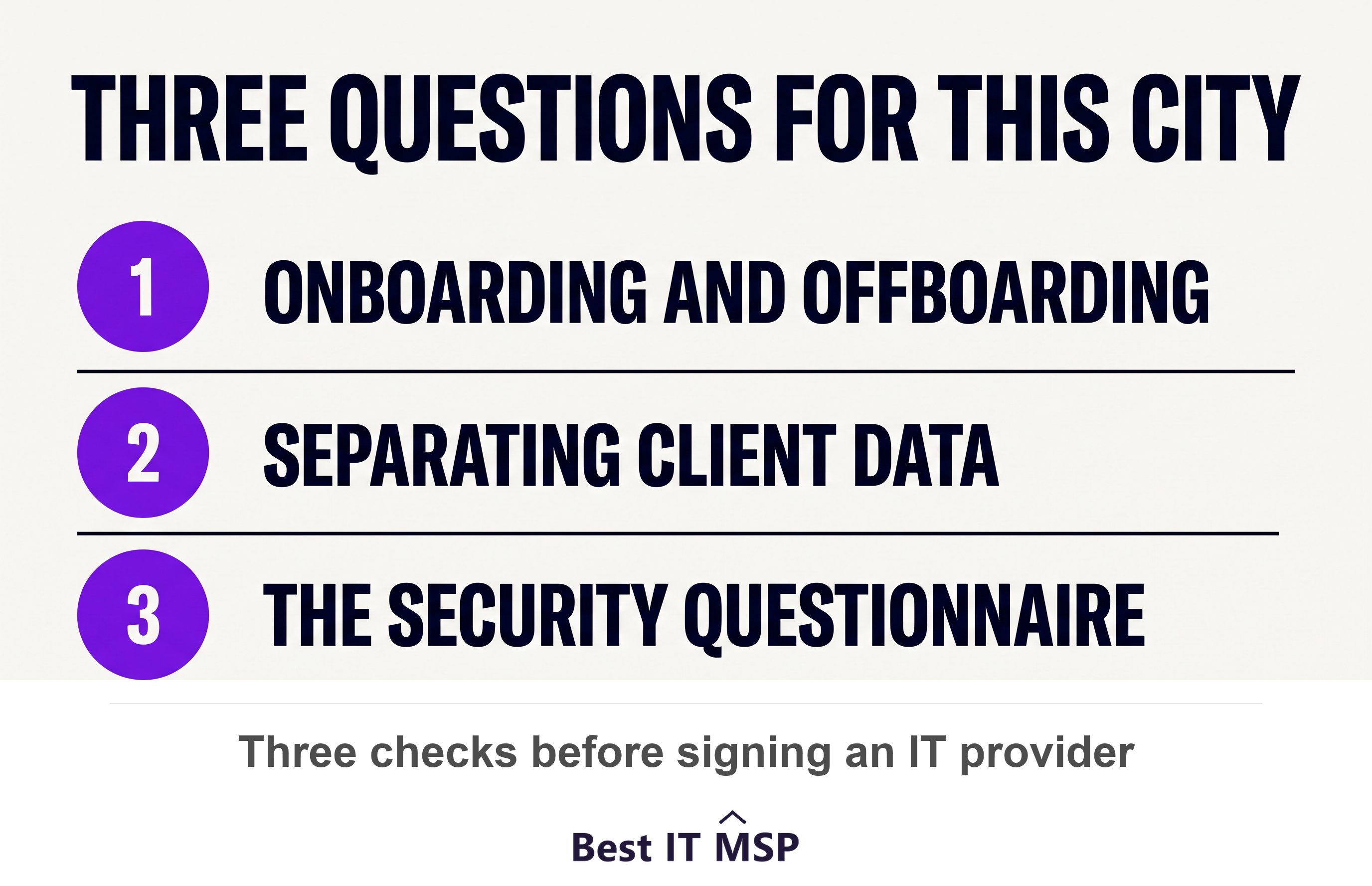 Three questions to ask an Oklahoma City IT provider