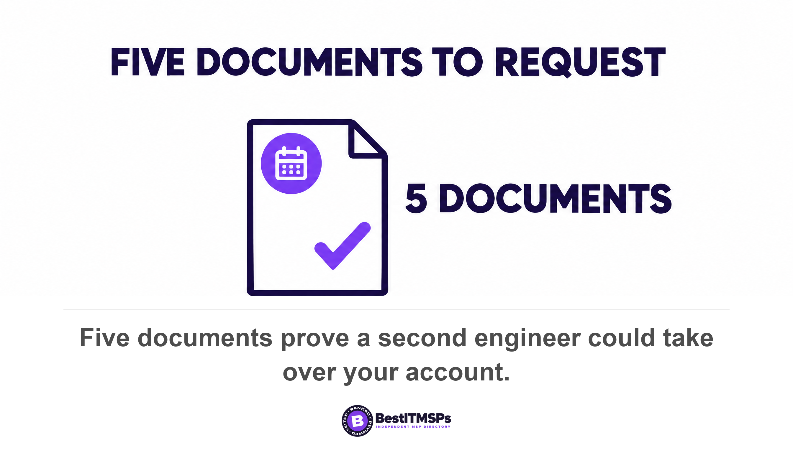 Five documents prove a second engineer could take over your account