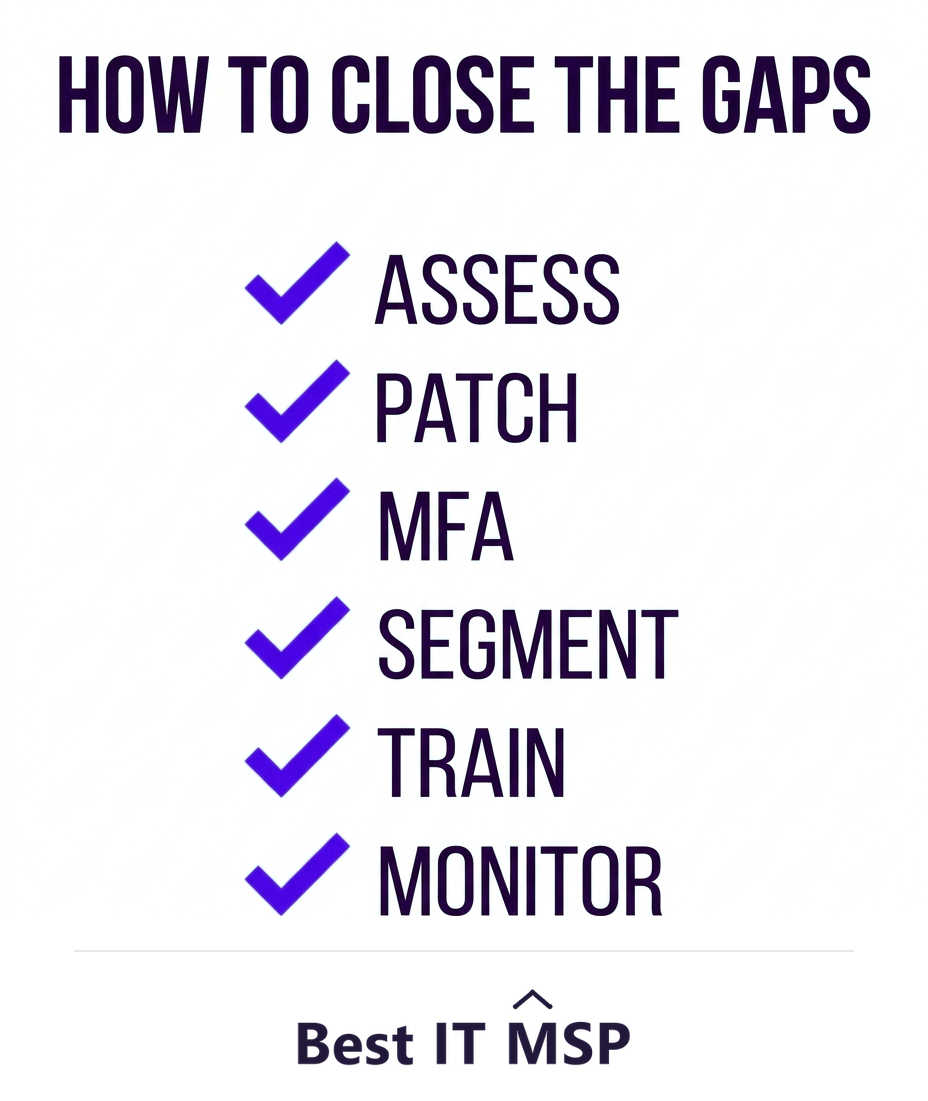 How to fix network security vulnerabilities