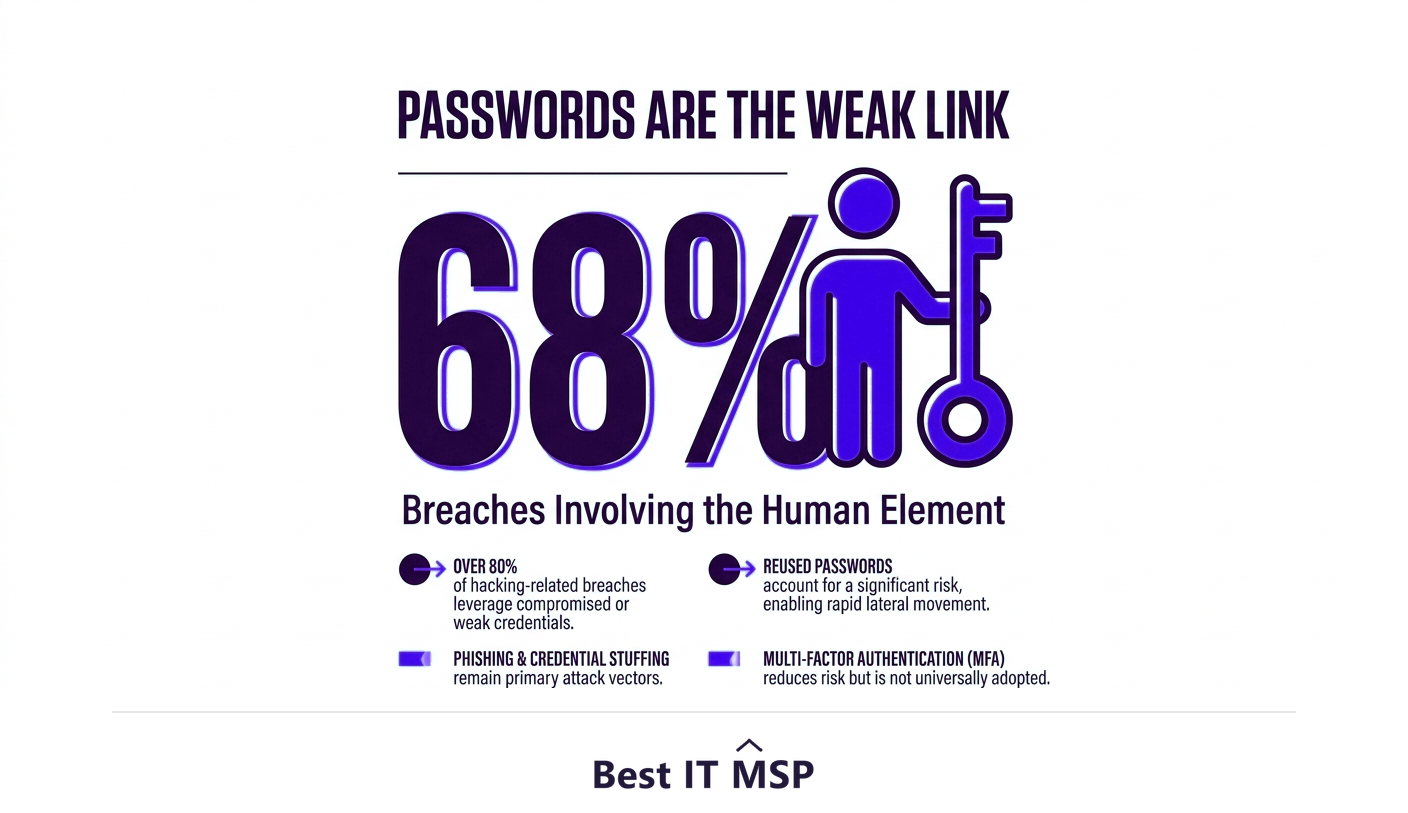 The human element was involved in 68 percent of breaches