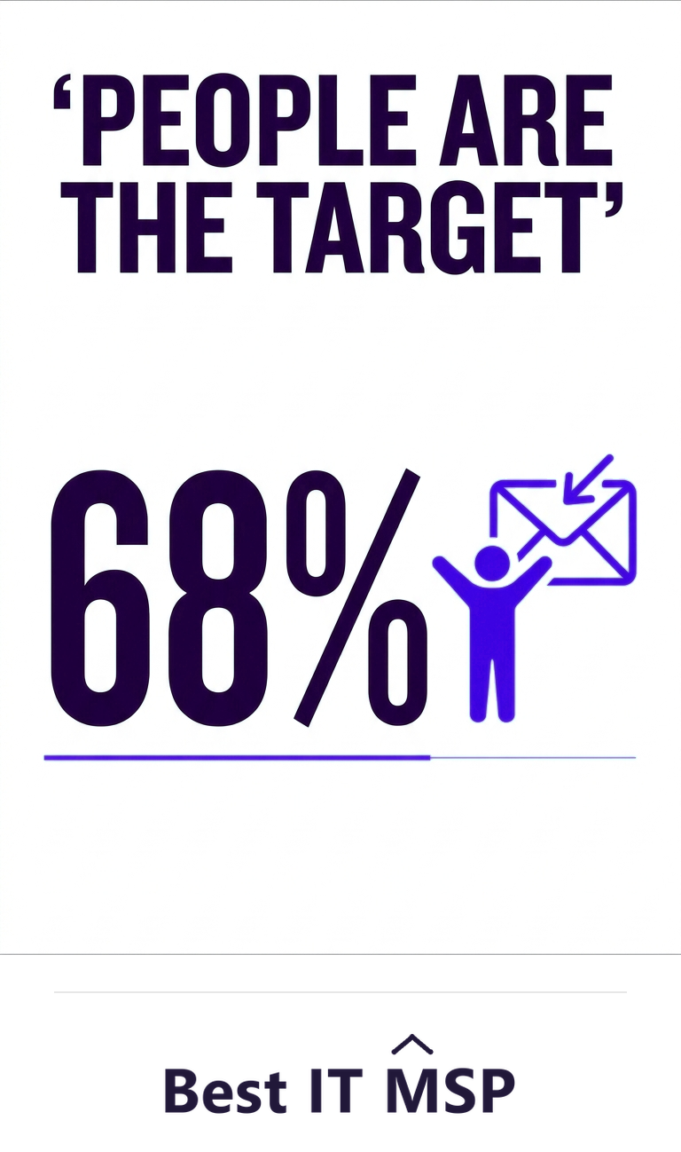 The human element is involved in 68 percent of breaches