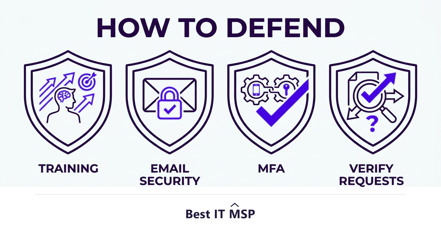 How to defend against phishing attacks