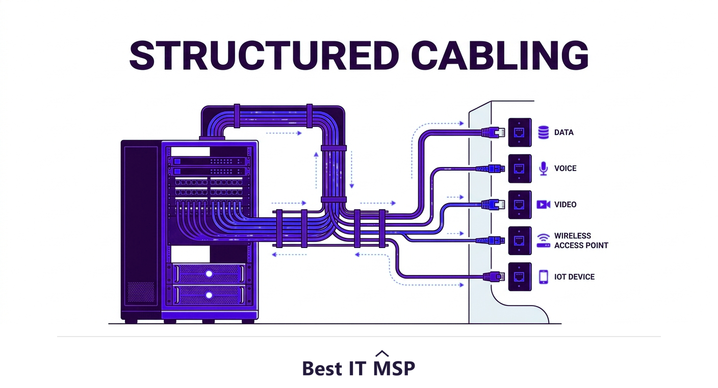 Structured cabling is the physical foundation of a business network