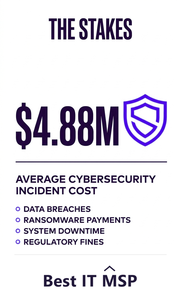 The average data breach cost 4.88 million dollars in 2024