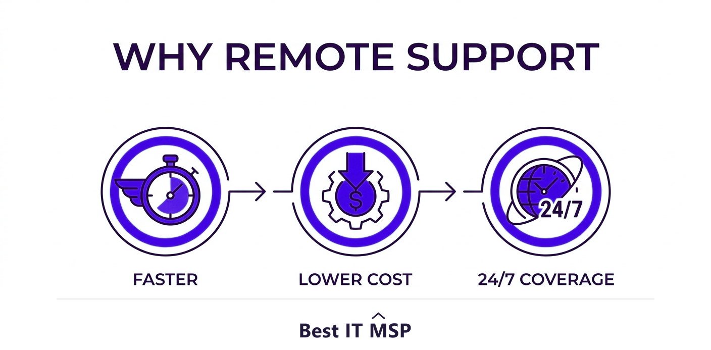 Benefits of remote IT support
