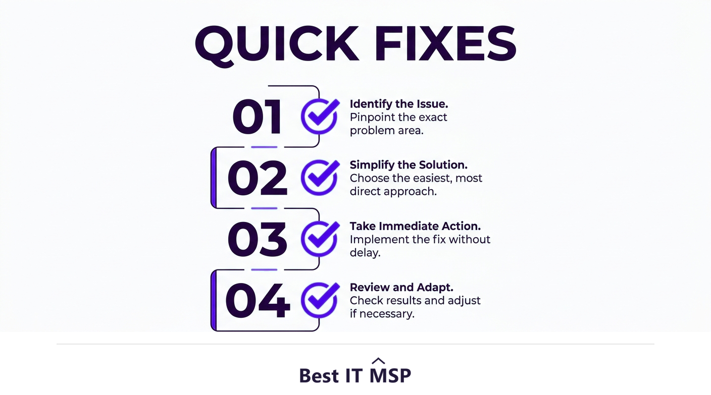 Quick fixes for WiFi not connecting