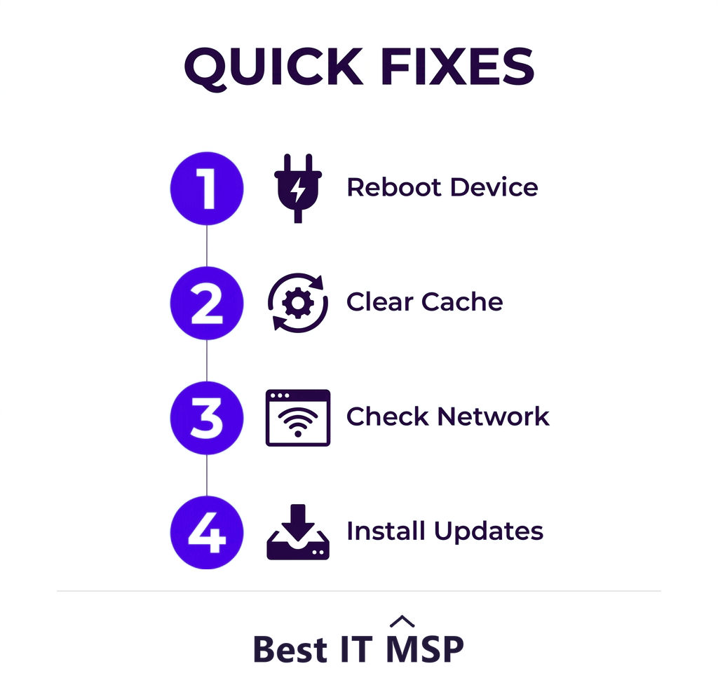 Quick fixes for WiFi connected but no internet